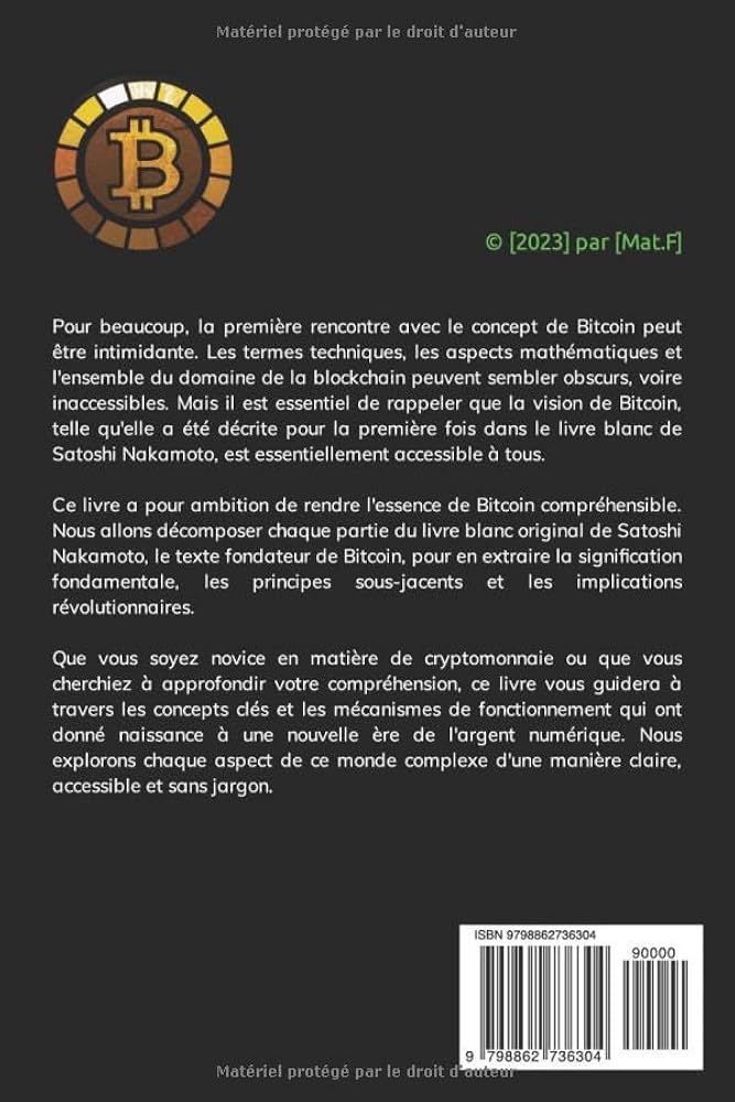 découvrez comment le livre blanc de bitcoin a révolutionné le paysage financier mondial en introduisant des concepts innovants tels que la décentralisation, la sécurité et la transparence. plongez dans l'analyse des implications économiques et sociétales de cette technologie révolutionnaire.