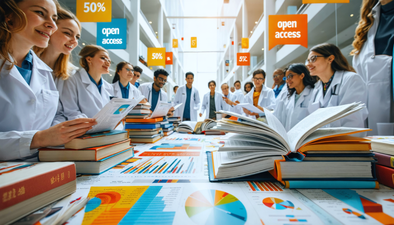 découvrez comment springer nature franchit une étape majeure en atteignant 50 % d'accès libre, favorisant ainsi la diffusion des connaissances scientifiques et le partage des recherches pour tous.