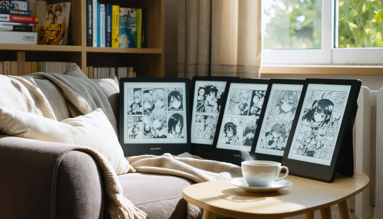 découvrez notre sélection des meilleures liseuses pour les amateurs de manga. profitez d'une expérience de lecture immersive avec des appareils adaptés, offrant un écran de qualité, un confort de lecture optimal et un accès à une vaste bibliothèque de mangas. transformez votre passion en exploration digitale !