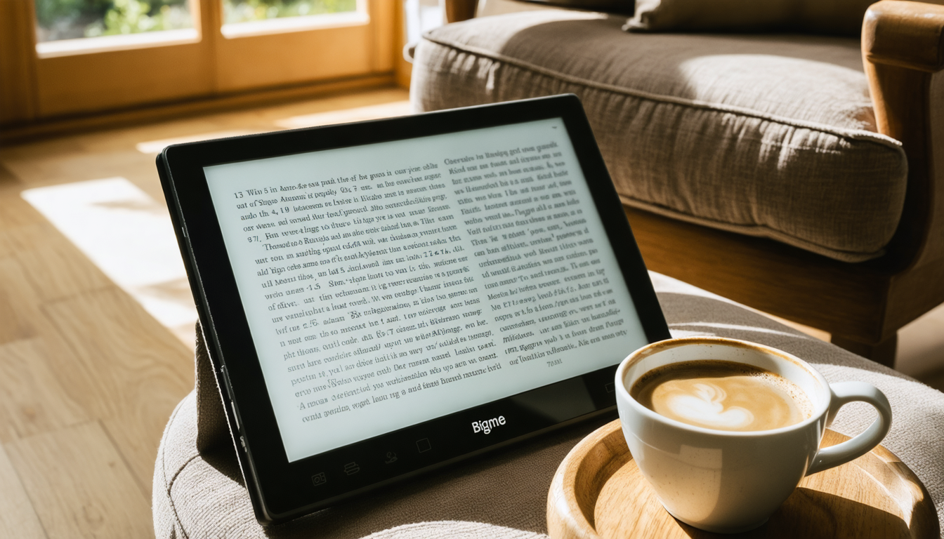découvrez le bigme b7, un lecteur d'ebook révolutionnaire qui allie design élégant et technologies avancées pour une expérience de lecture inégalée. explorez ses fonctionnalités innovantes, sa résolution d'écran exceptionnelle et sa grande autonomie, et plongez dans vos livres numériques préférés comme jamais auparavant.