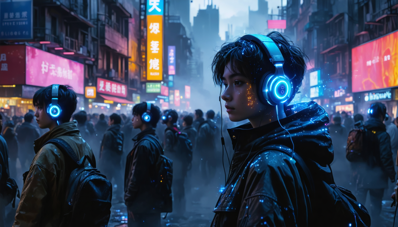 découvrez un avenir dystopique captivant où les livres audio générés par l'ia deviennent omniprésents, envahissant nos oreilles et redéfinissant notre relation à la littérature. plongez dans une réflexion audacieuse sur la technologie, l'ennui et la quête d'authenticité dans un monde suralimenté par l'intelligence artificielle.