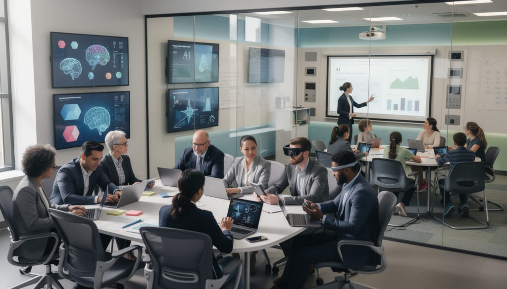 le groupe de travail de penn présente un livre blanc détaillant les meilleures pratiques et stratégies pour intégrer l'intelligence artificielle dans les salles de classe, visant à transformer l'enseignement et l'apprentissage.