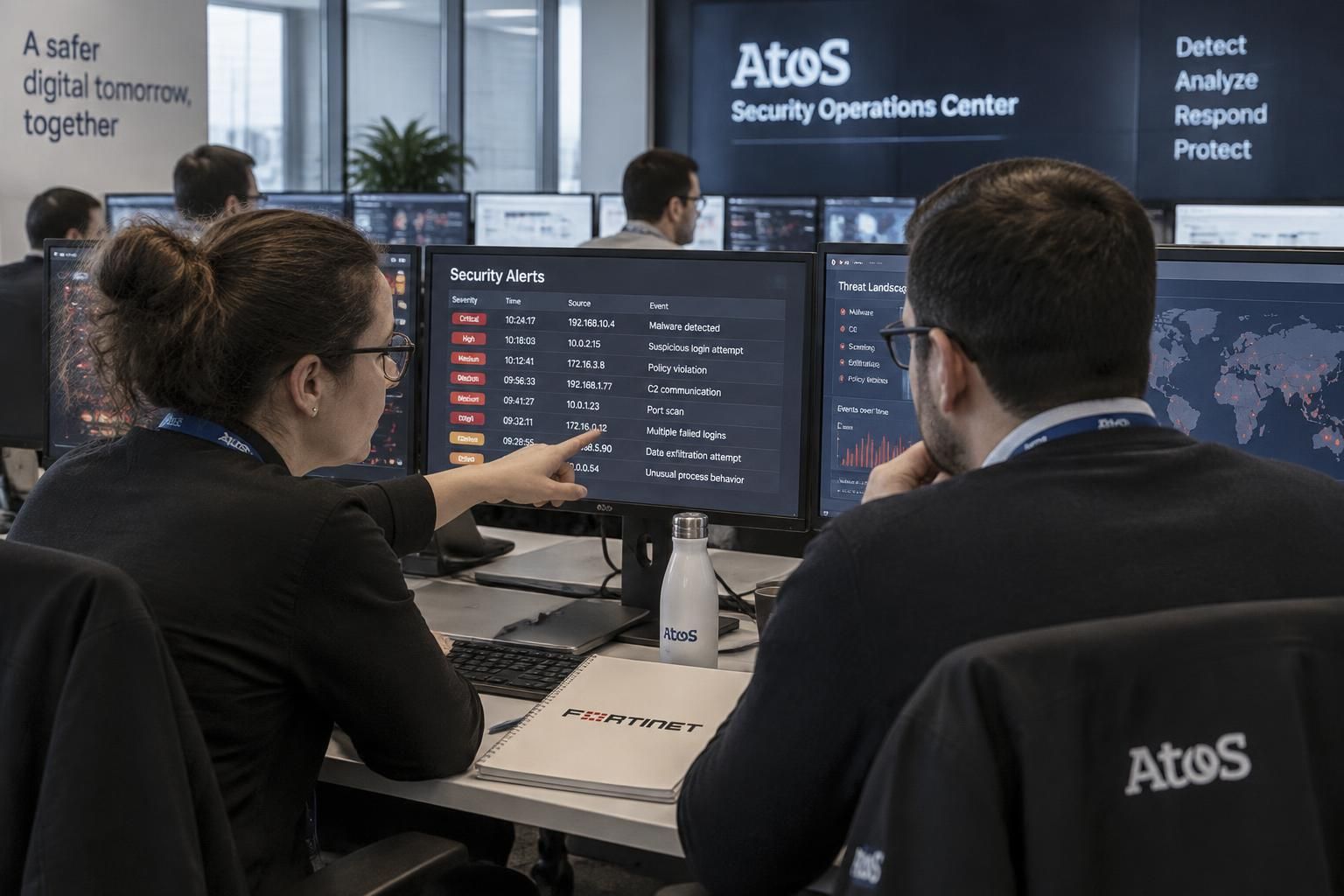 atos renforce son partenariat avec fortinet pour accompagner les entreprises dans la sécurisation et la modernisation de leurs infrastructures numériques.